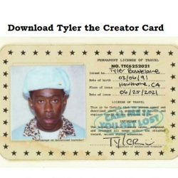 Download Tyler the Creator Card