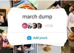 Membuat March Dump Instagram
