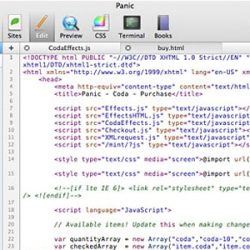 Aplikasi Pengeditan HTML & CSS Untuk Desainer Mac